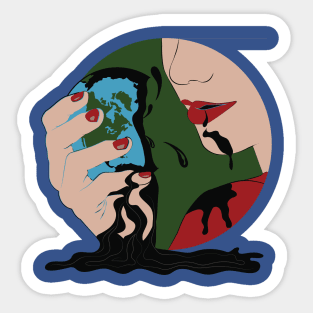 Oil Spill Sticker